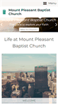 Mobile Screenshot of mountpleasantchurch.com